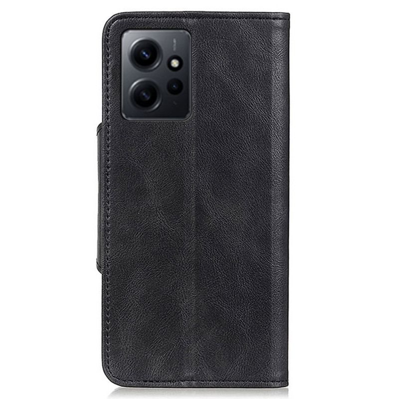 Housse Xiaomi Redmi Note 12 4G Simili Cuir Bouton Magnétique