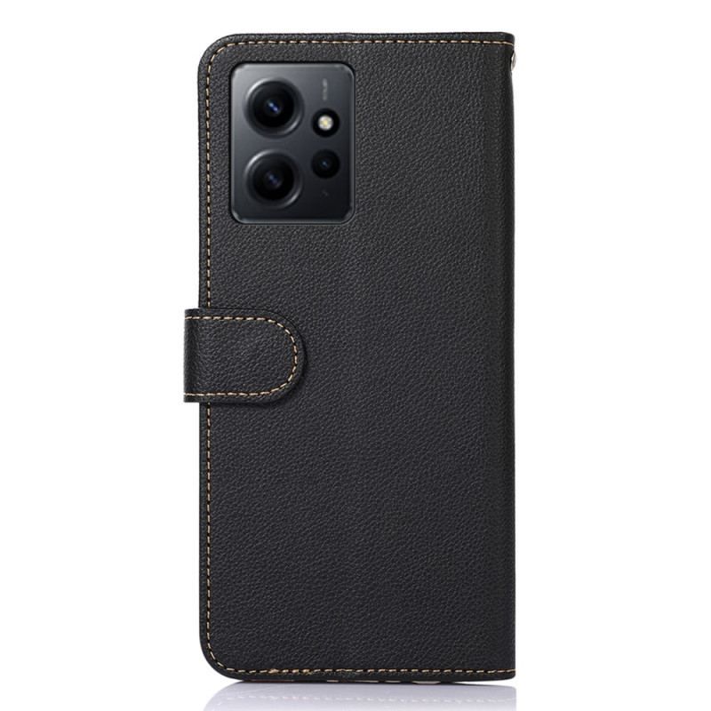Housse Xiaomi Redmi Note 12 4G Style Litchi RFID KHAZNEH