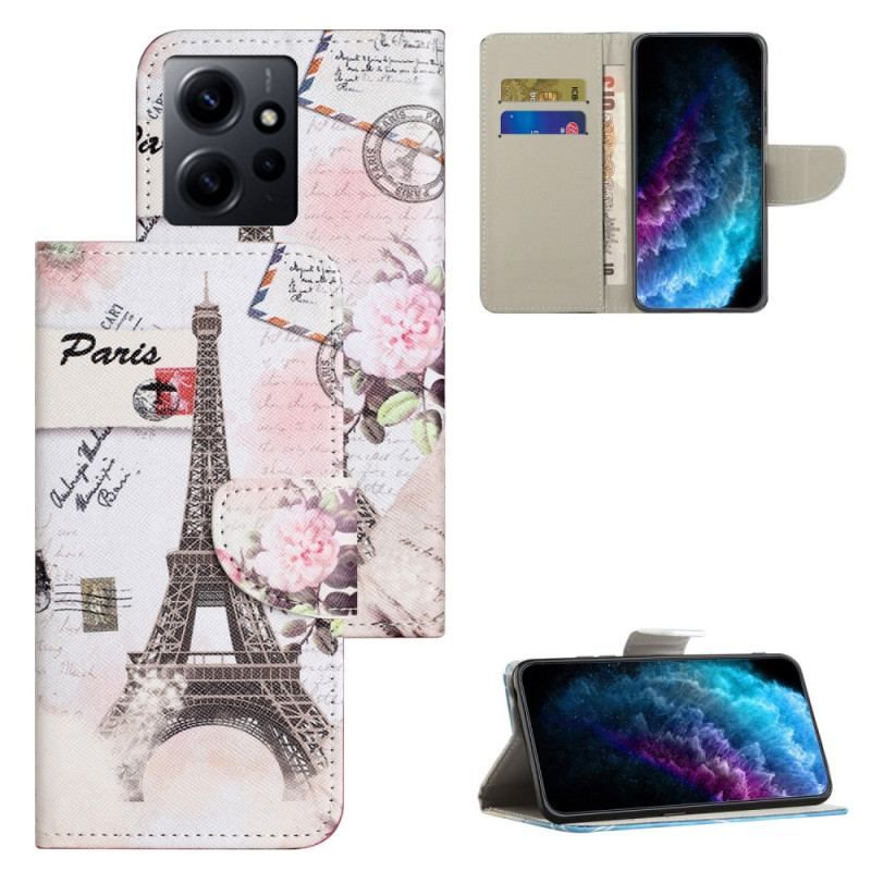Housse Xiaomi Redmi Note 12 4G Tour Eiffel