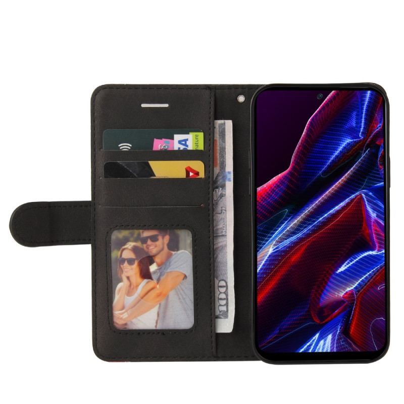 Housse Xiaomi Redmi Note 12/Poco X5 5G Bicolore à Lanière