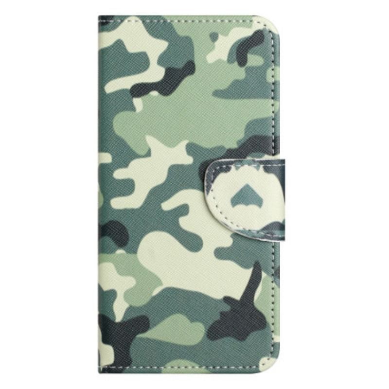 Housse Xiaomi Redmi Note 12/Poco X5 5G Camouflage à Lanière
