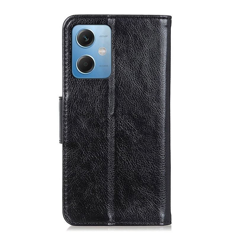 Housse Xiaomi Redmi Note 12/Poco X5 5G Cuir Nappa Fendu