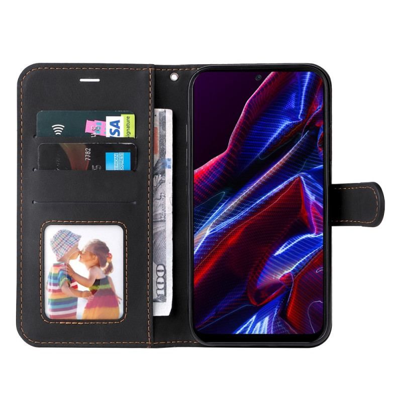 Housse Xiaomi Redmi Note 12/Poco X5 5G Tricolore à Lanière
