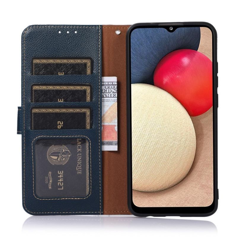 Housse Xiaomi Redmi Note 12 Pro Plus Style Litchi RFID KHAZNEH