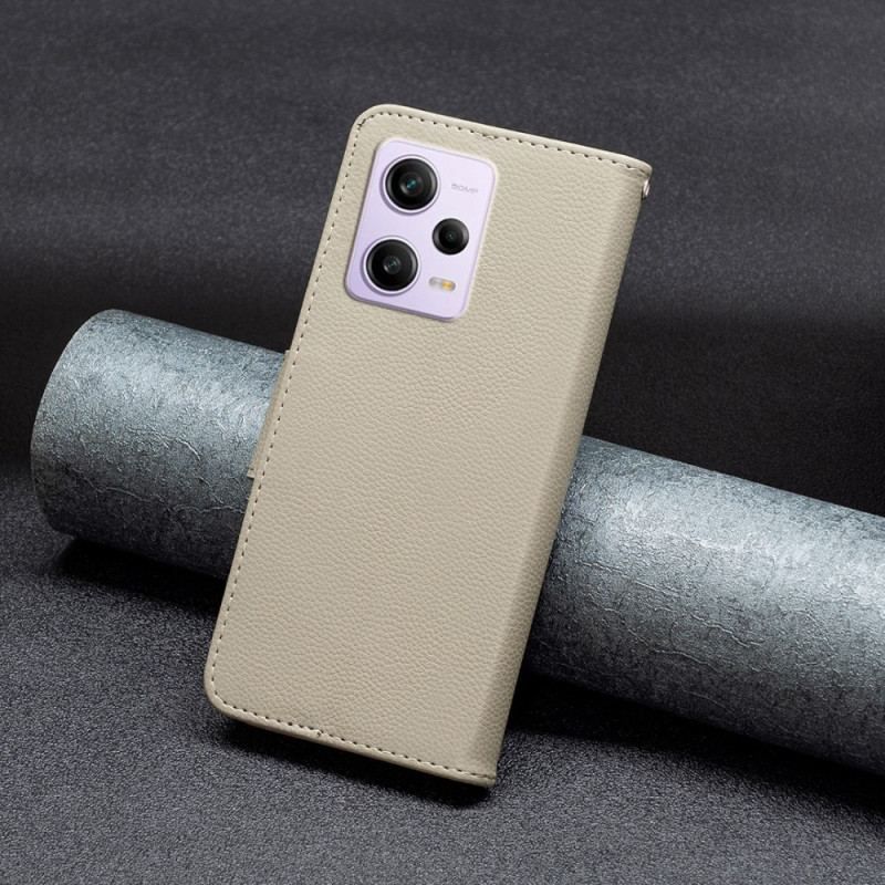 Housse Xiaomi Redmi Note 12 Pro/Poco X5 Pro 5G Fermoir Oblique à Lanière