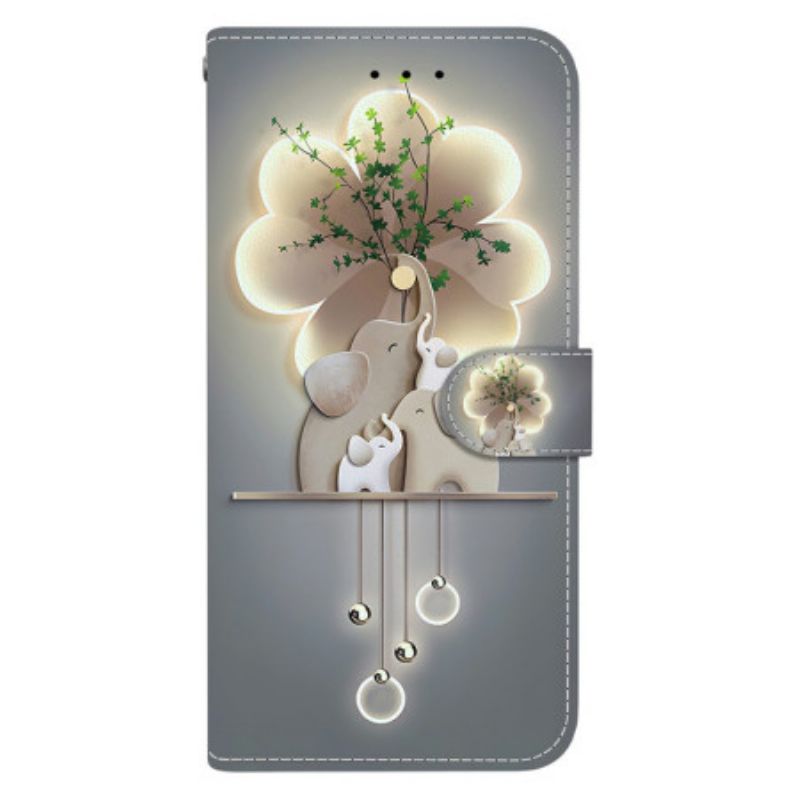 Housse Xiaomi Redmi Note 14 4G Éléphants