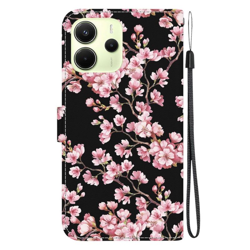 Housse Xiaomi Redmi Note 14 4G Fleurs de Prunier