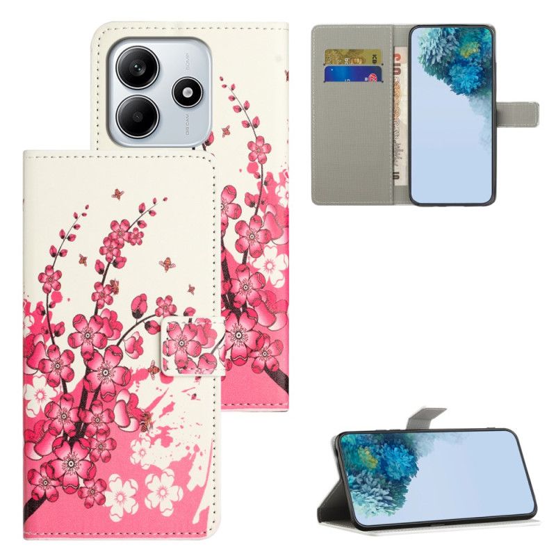Housse Xiaomi Redmi Note 14 4G Fleurs de Prunier