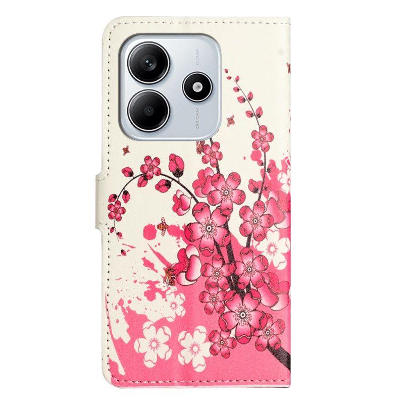 Housse Xiaomi Redmi Note 14 4G Fleurs de Prunier