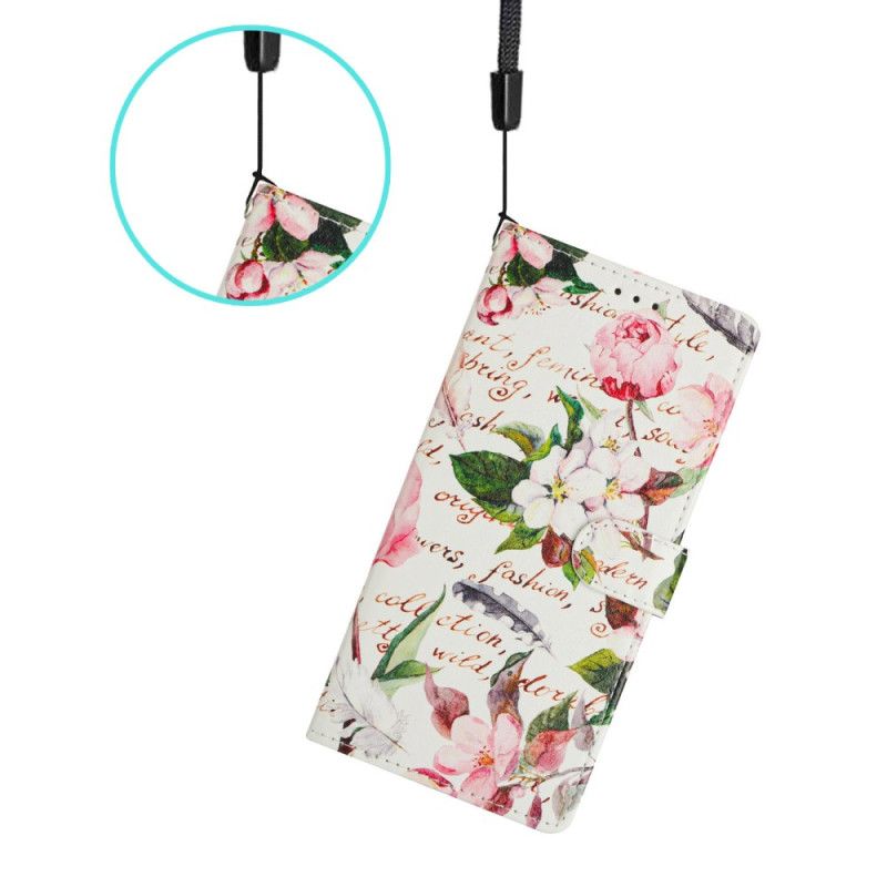 Housse Xiaomi Redmi Note 14 4G Poème Floral