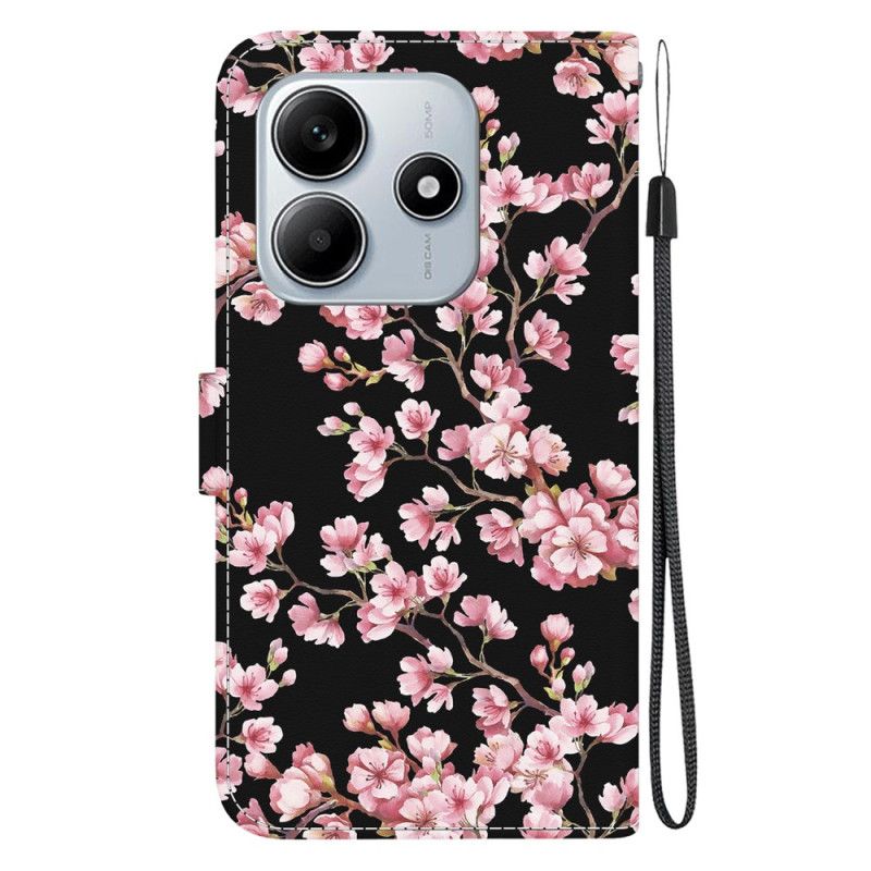Housse Xiaomi Redmi Note 14 5G Fleurs de Prunier