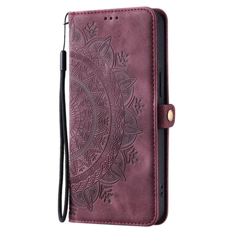 Housse Xiaomi Redmi Note 14 5G Portefeuille Mandala
