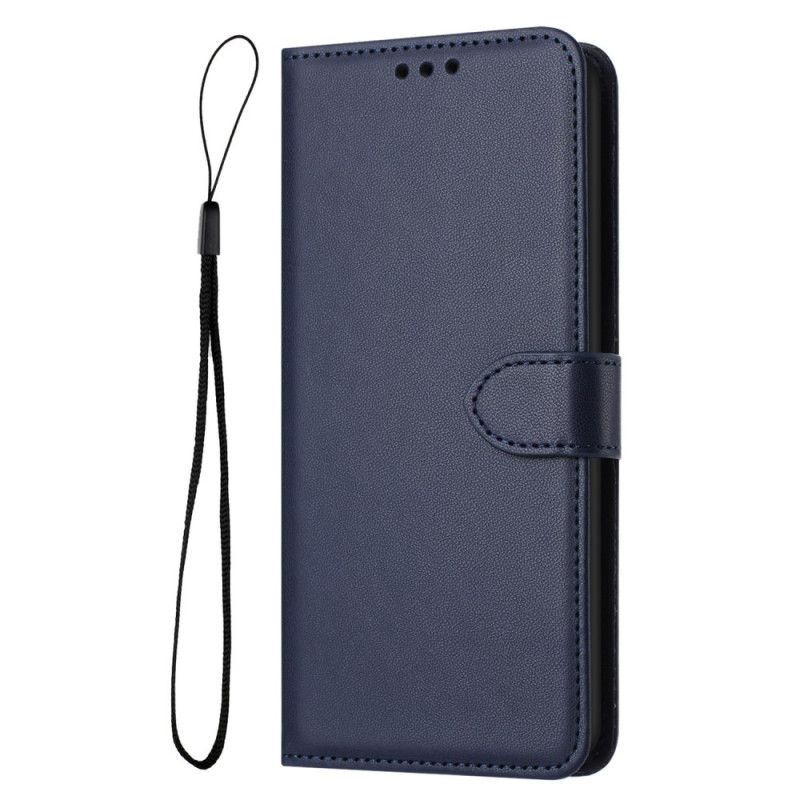 Housse Xiaomi Redmi Note 14 5G Simili Cuir Classique à Lanière