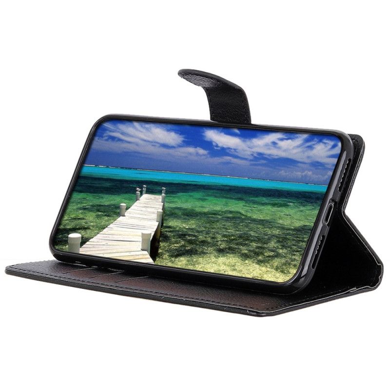 Housse Xiaomi Redmi Note 14 5G Simili Cuir Litchi Traditionnel