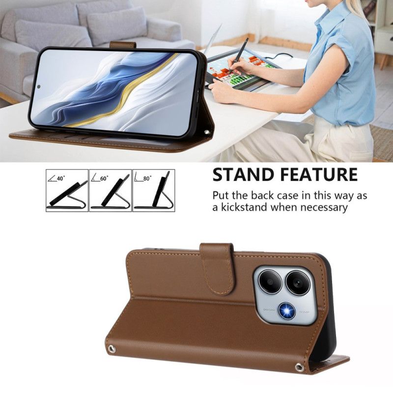 Housse Xiaomi Redmi Note 14 5G Unie avec Lanière