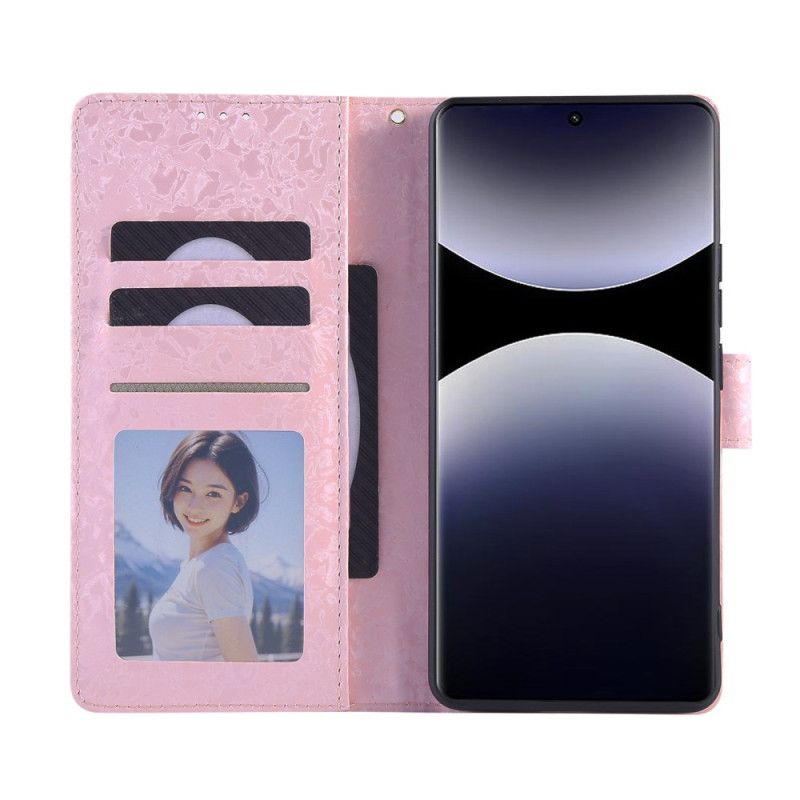 Housse Xiaomi Redmi Note 14 Pro 4G Blocage RFID Fleurettes