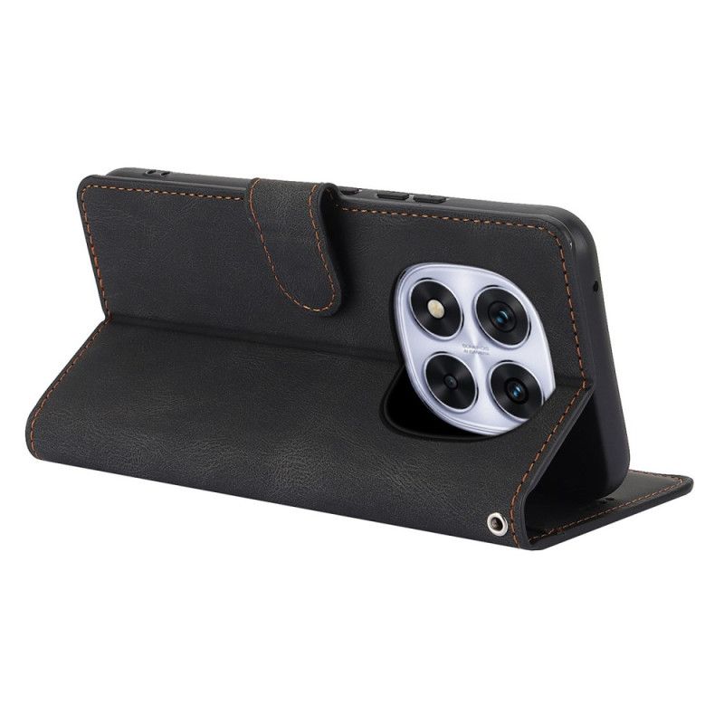 Housse Xiaomi Redmi Note 14 Pro 4G Effet Daim à Lanière