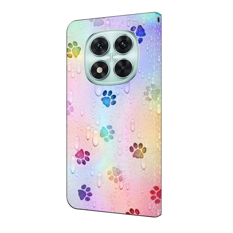 Housse Xiaomi Redmi Note 14 Pro 4G Empreintes de Chat