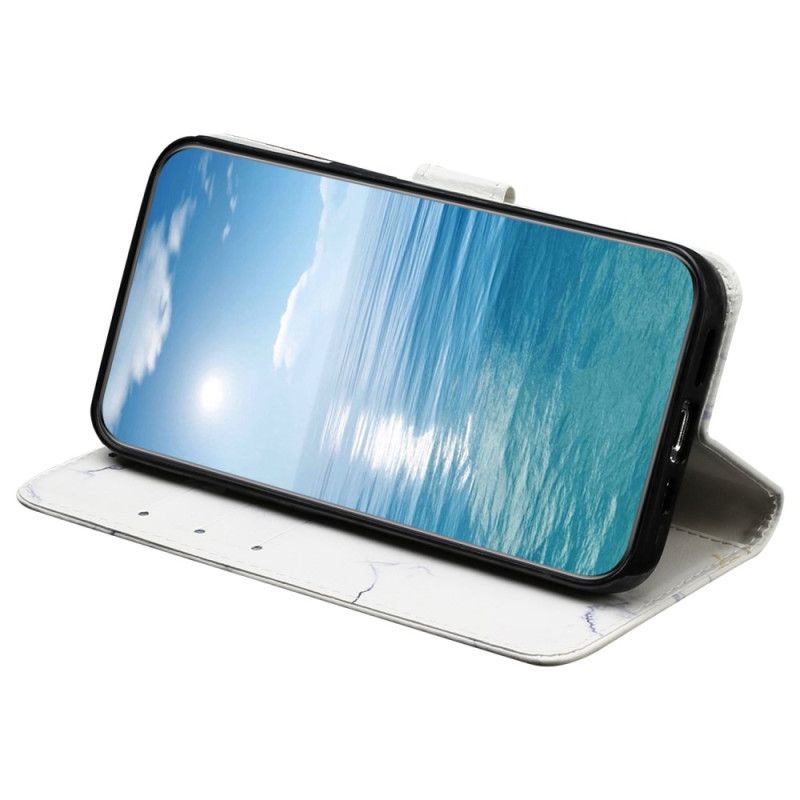 Housse Xiaomi Redmi Note 14 Pro 4G Motif Marbre Blanc