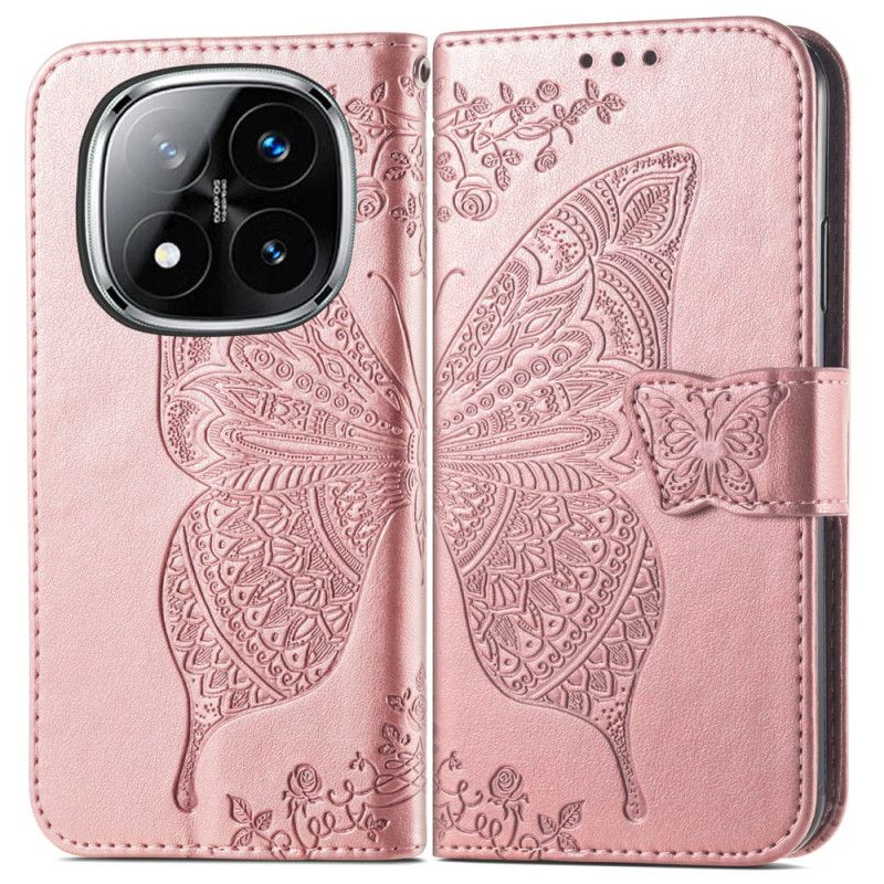 Housse Xiaomi Redmi Note 14 Pro 4G Papillon Baroque