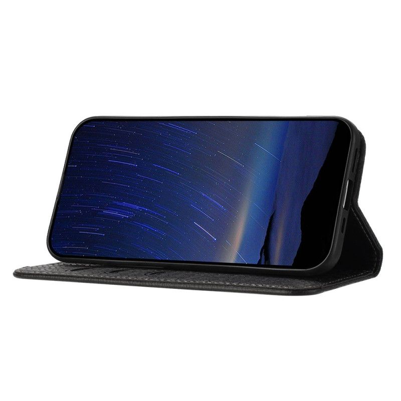 Housse Xiaomi Redmi Note 14 Pro 4G Texture Tissé à Lanière