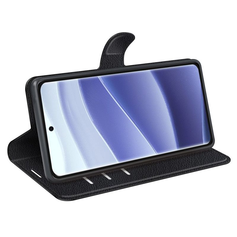 Housse Xiaomi Redmi Note 14 Pro 5G / Poco X7 Simili Cuir Litchi Classique