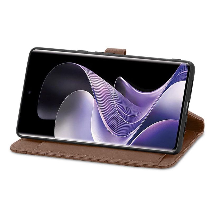 Housse Xiaomi Redmi Note 14 Pro Plus 5G Dentelle avec Poche à Fermeture Éclair