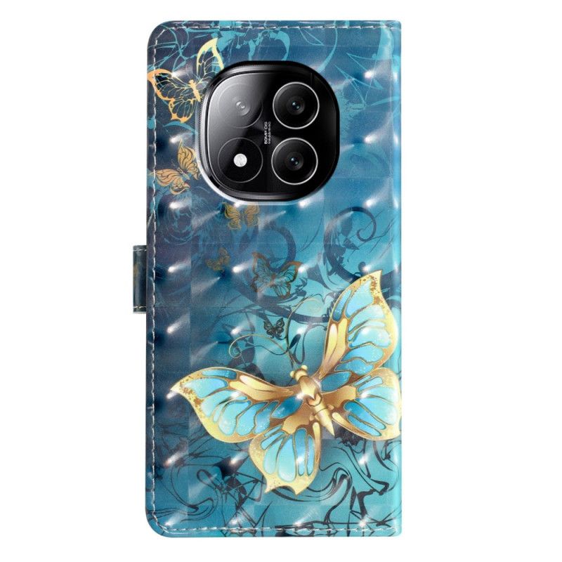 Housse Xiaomi Redmi Note 14 Pro Plus 5G Papillons 3D