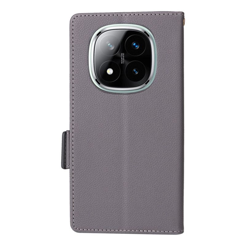 Housse Xiaomi Redmi Note 14 Pro Plus 5G / 14 Pro 5G / Poco X7 Surface Texturée à Lanière