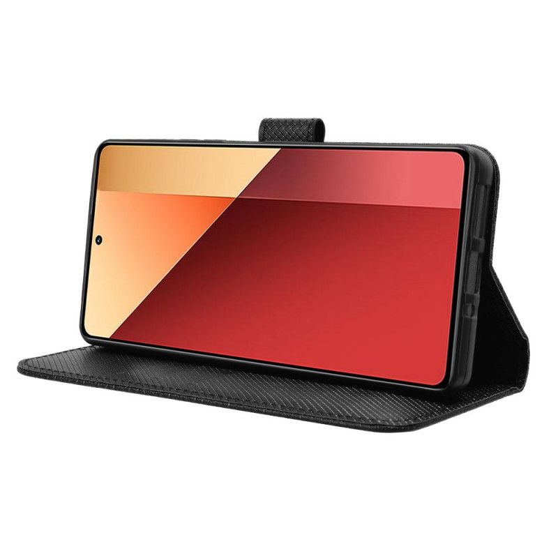 Housse Xiaomi Redmi Note 14S / Note 13 Pro 4G / Poco M6 Pro 4G Simili Cuir Texturé