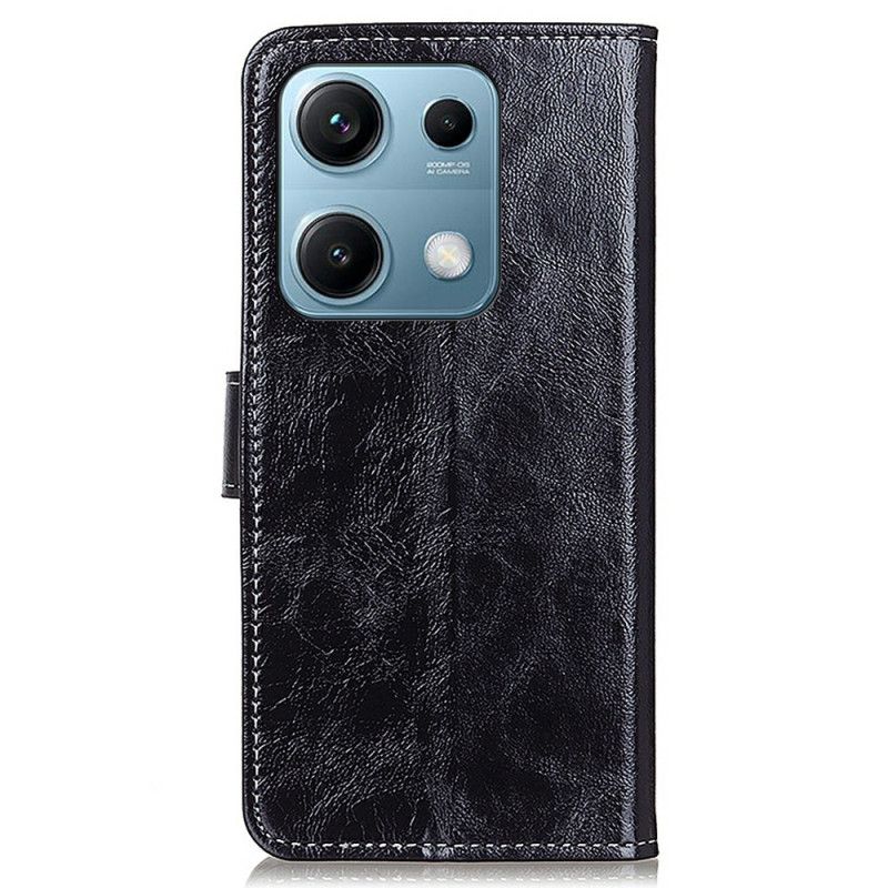 Housse Xiaomi Redmi Note 14S Simili Cuir Brillant