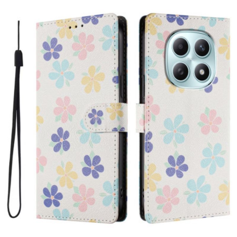 Housse Xiaomi Redmi Note 15 5G / 4G / Poco M8 5G Fleurs Colorées