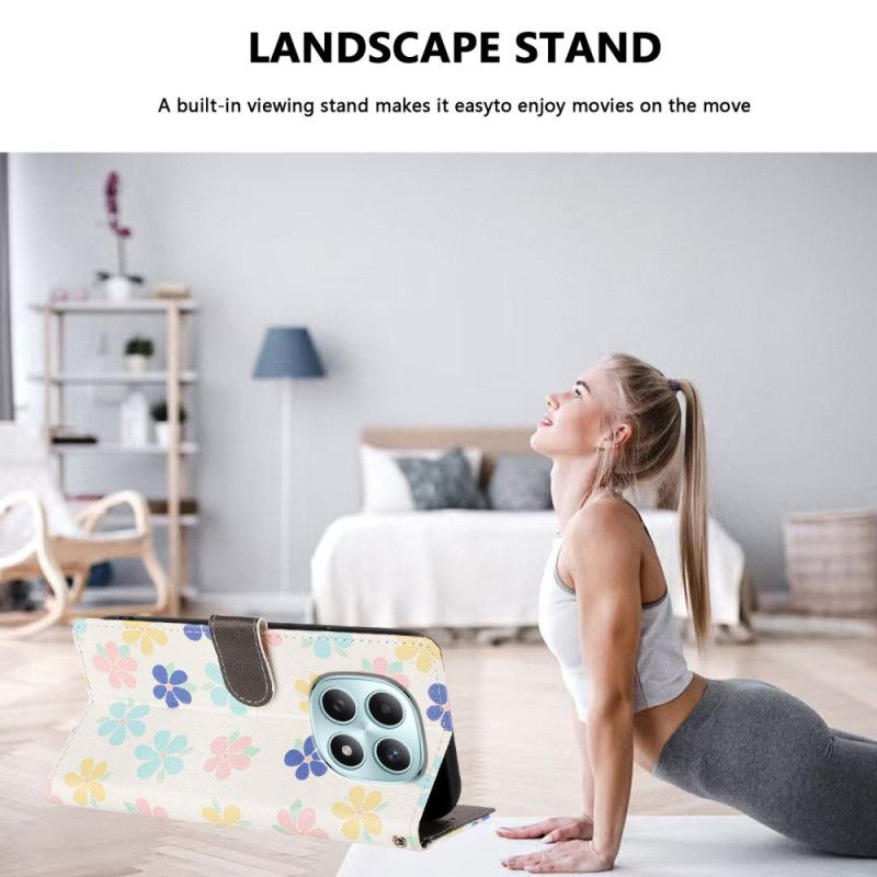 Housse Xiaomi Redmi Note 15 5G / 4G / Poco M8 5G Fleurs Colorées