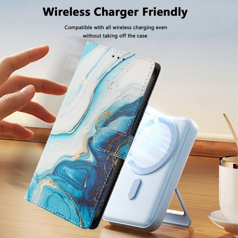 Housse Xiaomi Redmi Note 15 5G / 4G / Poco M8 5G Marbre Bleu