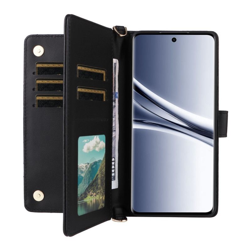 Housse Xiaomi Redmi Note 15 5G / 4G / Poco M8 5G Matelassée avec Bandoulière et Lanière