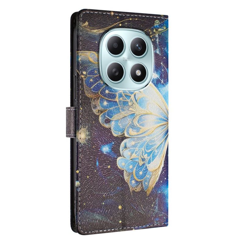 Housse Xiaomi Redmi Note 15 5G / 4G / Poco M8 5G Papillon aux Étoiles