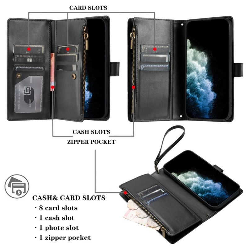 Housse Xiaomi Redmi Note 15 5G / 4G / Poco M8 5G Portefeuille à Lanière