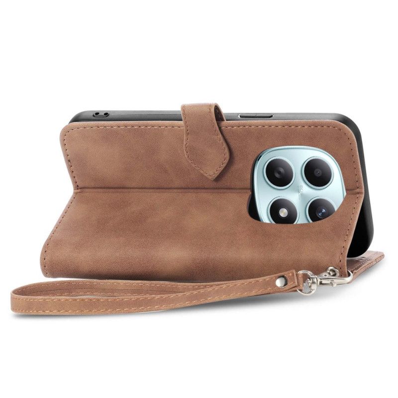 Housse Xiaomi Redmi Note 15 5G / Poco M8 5G Dentelle Florale à Lanière