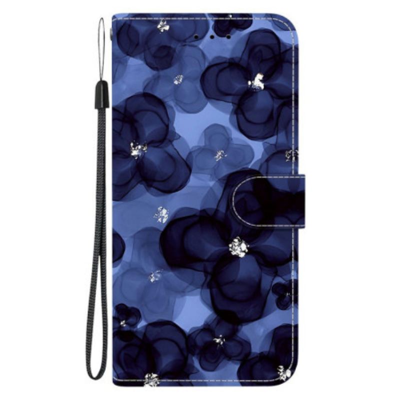 Housse Xiaomi Redmi Note 15 5G / Poco M8 5G Fleurs Bleues