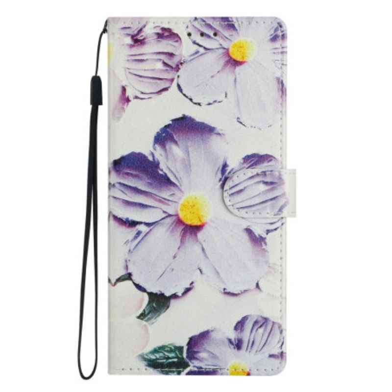 Housse Xiaomi Redmi Note 15 5G / Poco M8 5G Fleurs Violettes