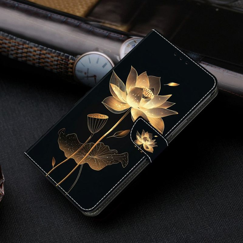 Housse Xiaomi Redmi Note 15 5G / Poco M8 5G Lotus Doré