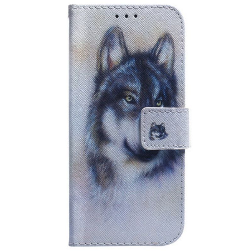 Housse Xiaomi Redmi Note 15 5G / Poco M8 5G Loup Aquarelle