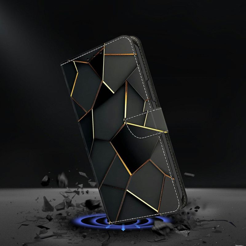 Housse Xiaomi Redmi Note 15 5G / Poco M8 5G Motif Noir et Or