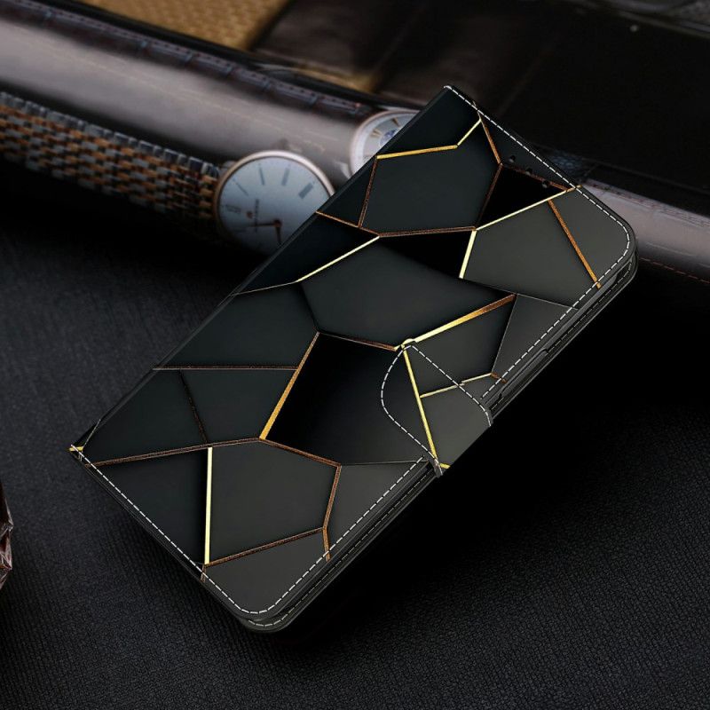 Housse Xiaomi Redmi Note 15 5G / Poco M8 5G Motif Noir et Or