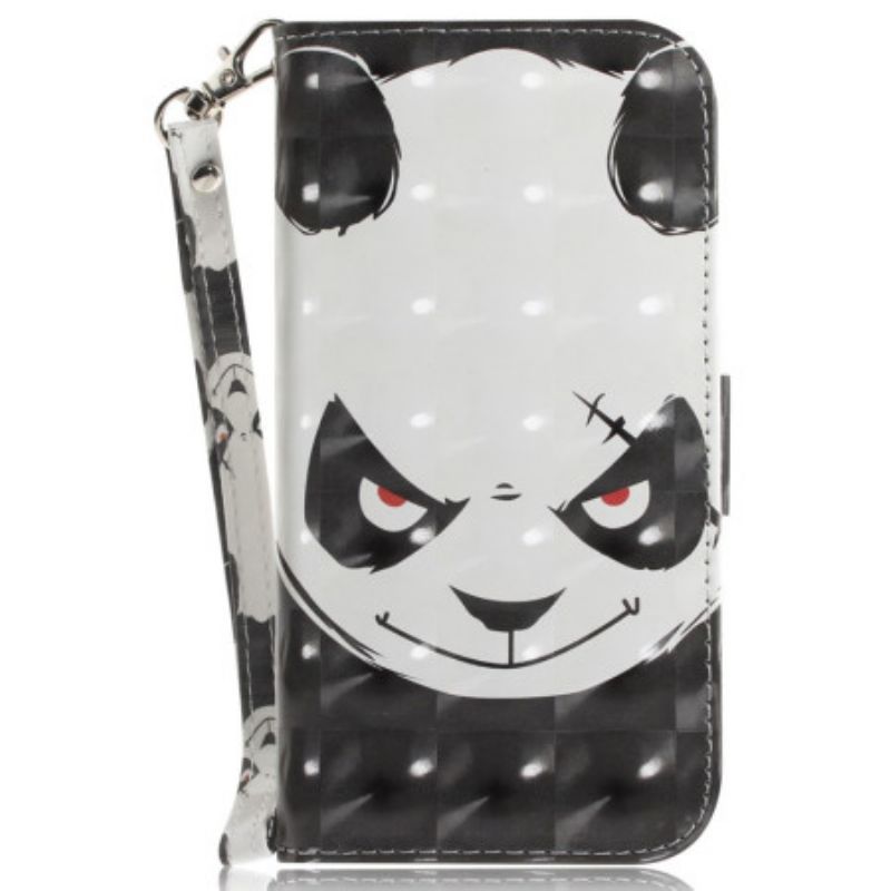 Housse Xiaomi Redmi Note 15 Pro 5G Angry Panda à Lanière