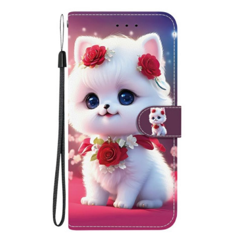 Housse Xiaomi Redmi Note 15 Pro 5G Chat et Roses