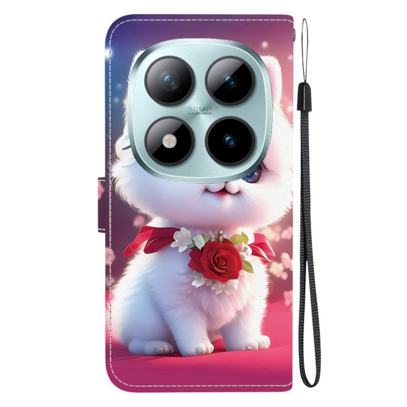 Housse Xiaomi Redmi Note 15 Pro 5G Chat et Roses