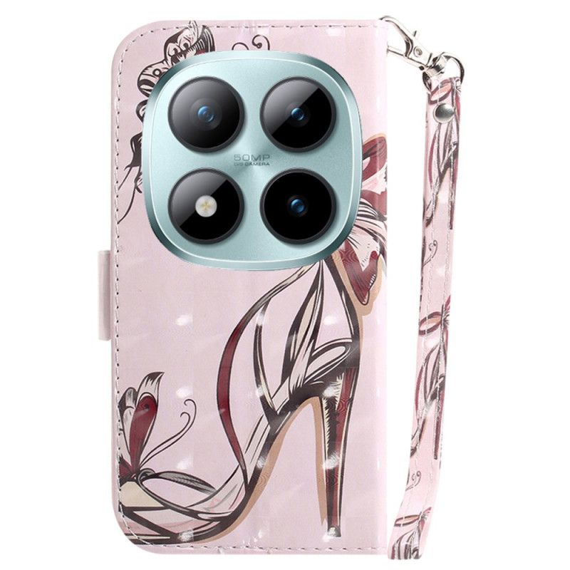 Housse Xiaomi Redmi Note 15 Pro 5G Escarpin à Lanière