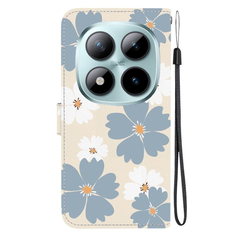 Housse Xiaomi Redmi Note 15 Pro 5G Marguerites Bleues