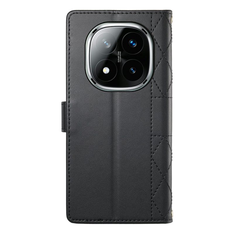 Housse Xiaomi Redmi Note 15 Pro 5G Matelassée avec Sangles